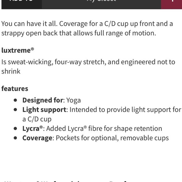 Lululemon Free To Be Serene Sports Bra *Light Support, C/D Cup Equalized Multi - Picture 10 of 10